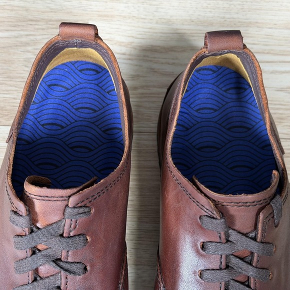 Timberland Bardstown Shoes Mens Size 9 Brown Leather Lace Up Casual Derby - Picture 4 of 8